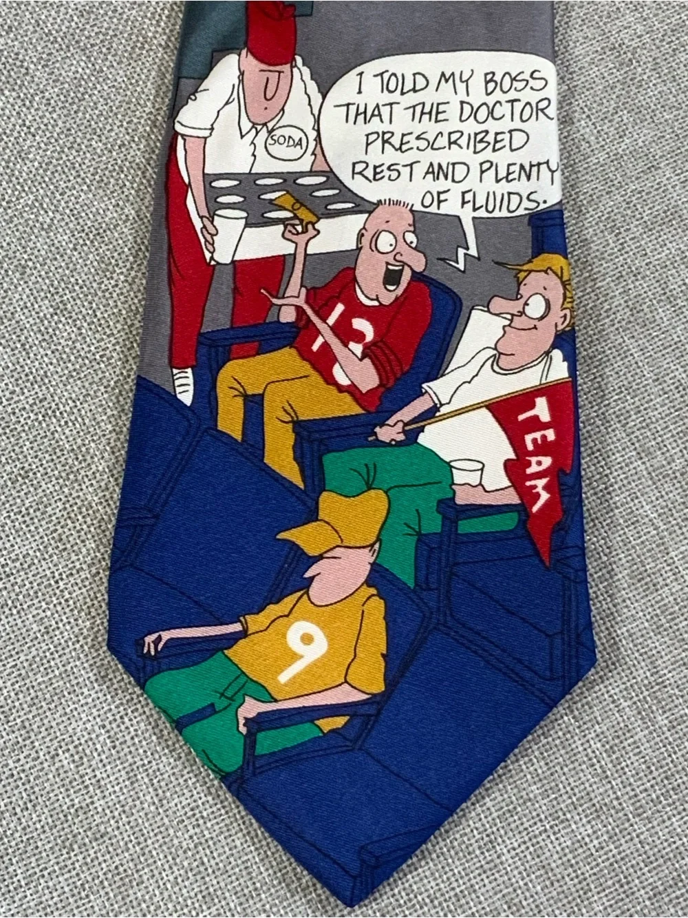 Richard L. Torrey Bench Warmers Football Novelty Silk Tie
